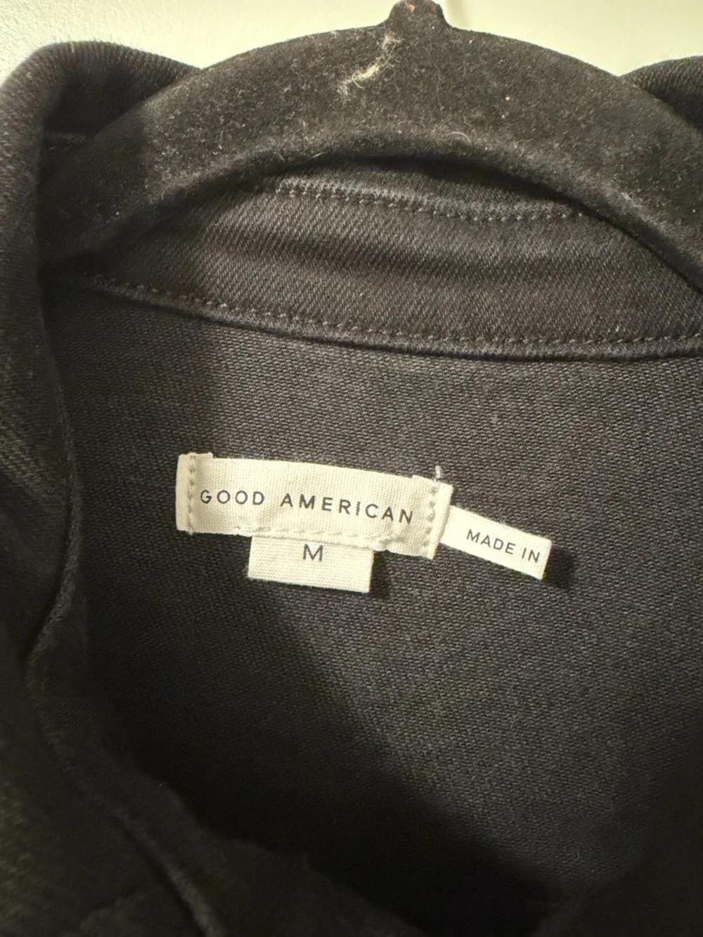 Good American Black Denim Jumpsuit - Picture 6 of 6